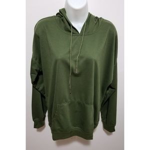 Green long sleeves hoodie